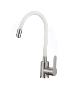 Смеситель для кухни H155316-3 цвет Сатин Белый матовый D-lin