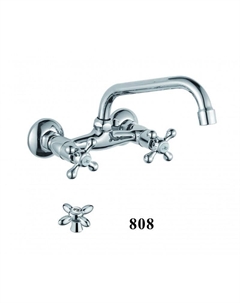Смеситель для кухни D142808 цвет Хром D-lin