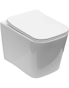 Унитаз L2W 331868 подвесной цвет Белый с сиденьем Микролифт Logan