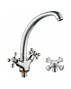 Смеситель для кухни D153825 цвет Хром D-lin