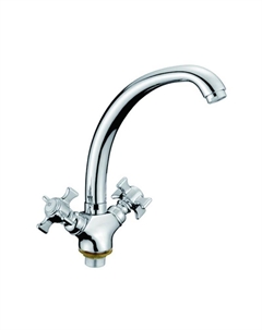 Смеситель для кухни D156807 цвет Хром D-lin