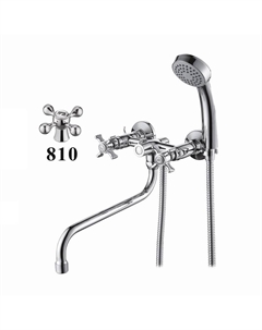 Смеситель для ванны D143810 универсальный цвет Хром D-lin