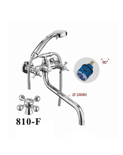 Смеситель для ванны D146810-6 универсальный цвет Хром D-lin