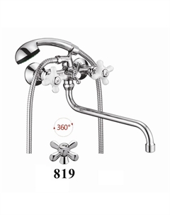 Смеситель для ванны D145819 универсальный цвет Хром D-lin