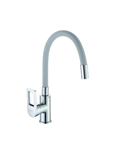 Смеситель для кухни D155308-2 цвет Хром Серый D-lin