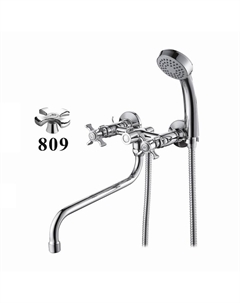 Смеситель для ванны D143809 универсальный цвет Хром D-lin