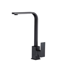 Смеситель для кухни H155324-A цвет Черный матовый D-lin