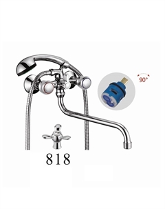 Смеситель для ванны D146818 универсальный цвет Хром D-lin