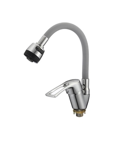 Смеситель для кухни D150422-2T цвет Хром Серый D-lin