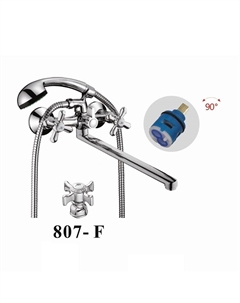 Смеситель для ванны D146807-F универсальный цвет Хром D-lin