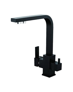 Смеситель для кухни D159319-A цвет Черный матовый D-lin