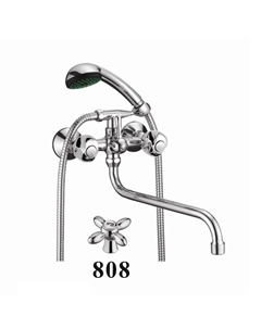 Смеситель для ванны D140808 универсальный цвет Хром D-lin