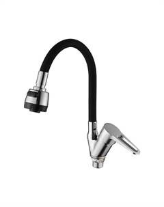 Смеситель для кухни D150303-1T цвет Хром Черный D-lin