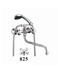 Смеситель для ванны D140825 универсальный цвет Хром D-lin