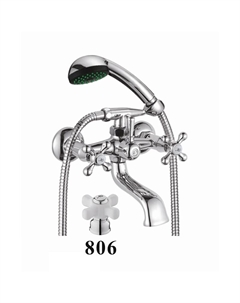 Смеситель для ванны D130806 цвет Хром D-lin