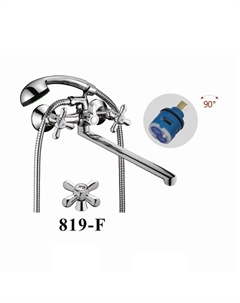 Смеситель для ванны D146819-F универсальный цвет Хром D-lin