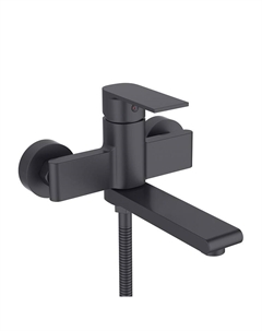 Смеситель для ванны D130363-A цвет Черный матовый D-lin