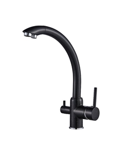 Смеситель для кухни D159315-5A цвет Черный матовый D-lin