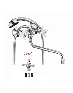 Смеситель для ванны D145818 универсальный цвет Хром D-lin