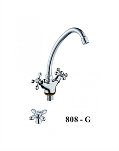 Смеситель для кухни D153808-G цвет Хром D-lin