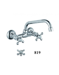 Смеситель для кухни D142819 цвет Хром D-lin