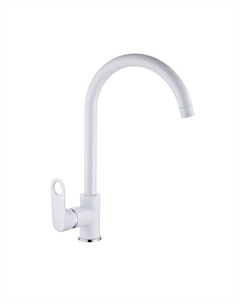 Смеситель для кухни D155377-C цвет Белый матовый D-lin