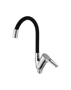 Смеситель для кухни D150303-1 цвет Хром Черный D-lin