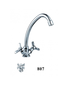 Смеситель для кухни D151807 цвет Хром D-lin