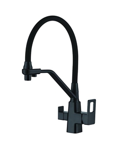 Смеситель для кухни D159320-A цвет Черный матовый D-lin