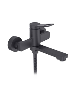 Смеситель для ванны D130364-A цвет Черный матовый D-lin