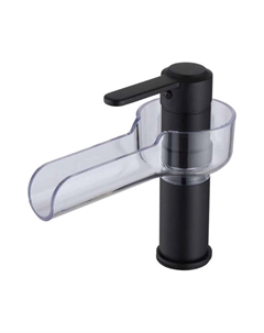 Смеситель для раковины D110355-A цвет Черный матовый D-lin