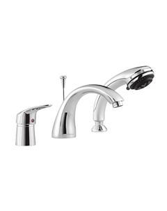 Смеситель на борт ванны D190407 цвет Хром D-lin