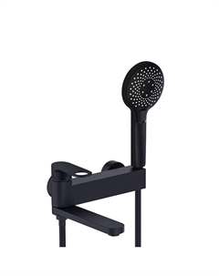 Смеситель для ванны D181377-A цвет Черный матовый D-lin