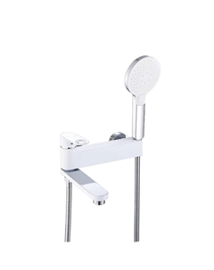 Смеситель для ванны D181377-C цвет Белый Хром D-lin