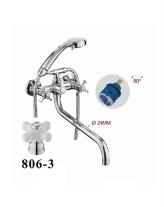 Смеситель для ванны D146806-3 универсальный цвет Хром D-lin