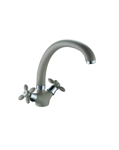 Смеситель для кухни D153808-W цвет Бежевый матовый D-lin