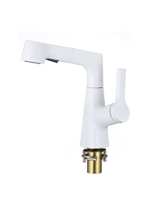 Смеситель для раковины D158374-C цвет Белый D-lin