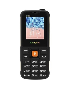 Сотовый телефон TeXet TM-D400, черный Texet