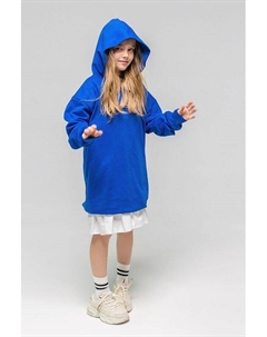 Платье хлопковое с капюшоном Nininono