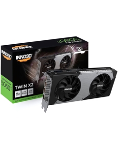 Видеокарта INNO3D GeForce RTX 5060 Ti Twin X2 16G (N506T2-16D7-191073N) Inno3d