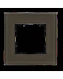 Рамка 1-постовая стекло цвет Каперсовый G1001GT Jasmart