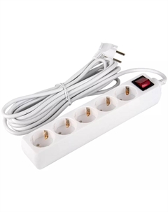 Удлинитель бытовой GES-16-3x100-5-5m-S 470012 General