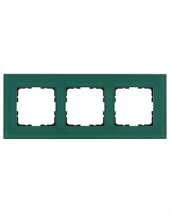 Рамка 3-постовая стекло цвет Лазурный G1003GJ Jasmart