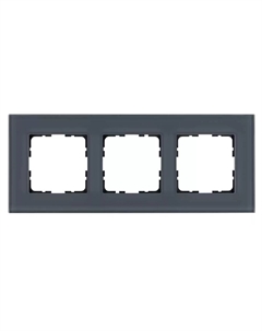 Рамка 3-постовая, стекло Маренго G-Glass G1003GC Jasmart