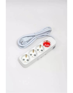 Удлинитель с/з 4вх с защитными шторками Myra 527-010202-421 Элби