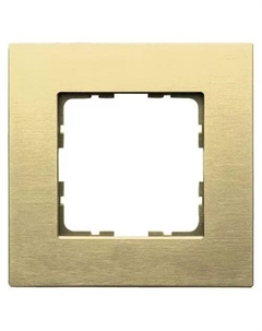 Рамка G-Metal шампань 1-постовая G1001AG Jasmart