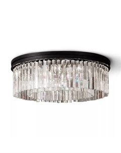 Потолочная люстра 1920s Odeon KR0387C-10B/P black/clear Delight collection