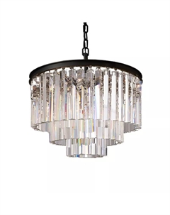 Подвесная люстра 1920s Odeon KR0387P-6 black/clear Delight collection