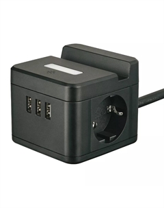 Удлинитель S-GCD2-1,5SBUH BLACK UL-00011252 Uniel