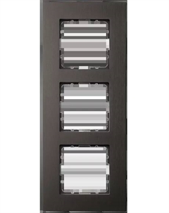 Рамка 3-постовая алюминий Brown G1003AZ Jasmart